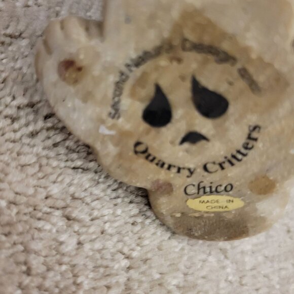 Handcrafted Sad Cat Figurine Stone Cute & Quirky Vintage Quarry Critters Chico - Picture 9 of 14